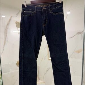 American Eagle Outfitters Men's Deep Indigo Jeans